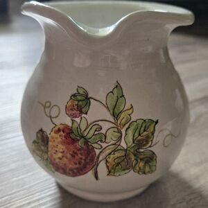Vintage Neiman Marcus Italian Strawberry Pitcher